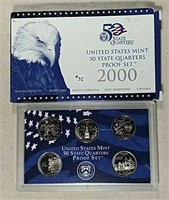 2000  US. Mint State Qusrters Proof set