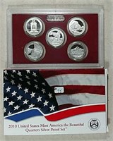 2010  US. Mint  Silver Quarters Proof set