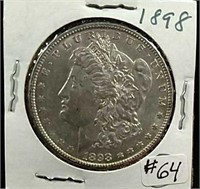 1898  Morgan Dollar  BU