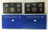 1970 & 71  US. Mint Proof sets