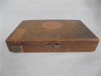 Vintage Wooden Tobacco Box
