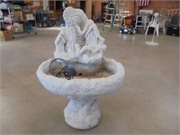 Concrete Fountain with pump