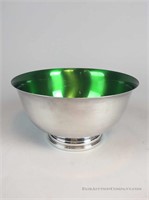 Wallace Silverplate and Enamel Bowl