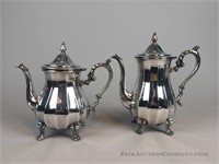 Silverplated Coffee and Tea Pot by Rogers