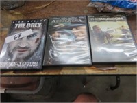 THE GREY, APPALOOSA, AND THE KINGDOM DVDS