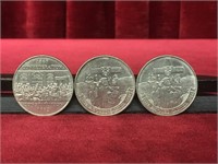 1982 & 2 x 1984 Canada $1 Coins