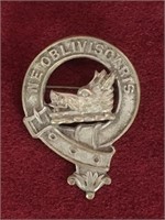 Vintage Scottish Clan's Crest Badge