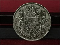 1943 Canada 50¢ Silver Coin