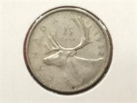 1962 Canada 25¢ Silver Coin