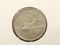 1963 Canada 25¢ Silver Coin