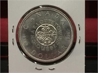 1964 Canada $1 Silver Coin