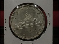 1965 Canada $1 Silver Coin