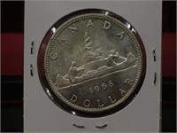 1966 Canada $1 Silver Coin