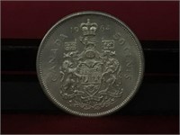 1964 Canada 50¢ Silver Coin