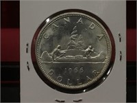 1966 Canada $1 Silver Coin