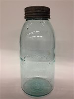 Antique Crown Imperial 1/2 GAL Mason Jar