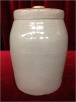 Antique / Vintage Stoneware Crock Canister