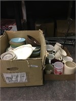 serving bowls and cups