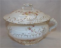 La Belle China Covered Chamber Pot