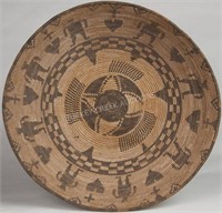 AN EXCEPTIONAL WESTERN APACHE BOWL, WOVEN WITH