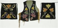 CHILD’S EASTERN BEADED VEST AND BREECH CLOTH,
