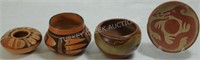 LOT OF 4 PIECES OF SOUTHWEST POTTERY TO INCLUDE