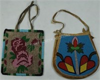 LOT OF 2 BEADED BAGS TO INCLUDE BAG BEADED ON