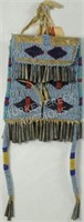 APACHE 'STRIKE-A-LIGHT' POUCH WITH BEADED