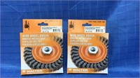 2-4 1/2" Walter wheel brushes