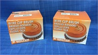 2 - 5" wire cup brush