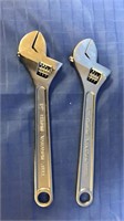 2 - Jet 12" adjustable wrenches