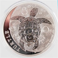 Coin Turtle 1 Troy Ounce .999 Silver Niue