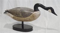 Large Carved Canadian Goose Signed    PC