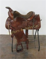 Western 16" Leather Saddle