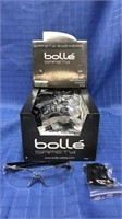 10 pairs bolle safety goggles w/strap