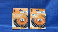 2-4 1/2 Walter wire wheel brushes