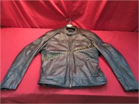 Harley Davidson Leather Coat: Size Men's Large