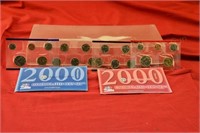 (2) United States Mint Sets - 2000 d,p w/ Quarters