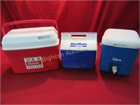 Coolers: Various Sizes, Water/Beverage Dispenser