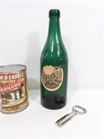 Décapsuleur Black Horse Dunn 1935 + bouteille vtg