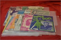 Lot of Old Sheet Music