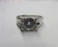 Sterling Silver Cubic Zirconia Ring