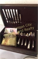 Silver Plated Cutlery, Crock and Miscellaneous