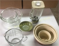 Oxford Stoneware Set and Kitchen Items