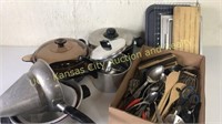 Kitchen Pots and Pans and Utensils