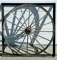 Antique Wagon Wheel Gate
