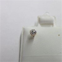 10kt Gold Cubic Zirconia Nose Ring