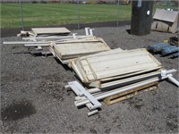 (4) Pallets of Assorted Metal Shelving