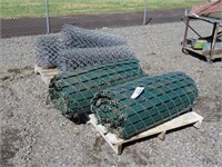 (2) Assorted Pallets of Chain Link Fence