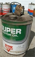 Vintage Conoco 5 Gal. Oil Can